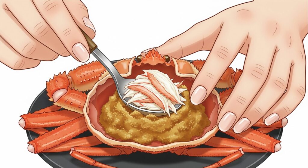 基本的なカニを食べる道具の名前と使い方
