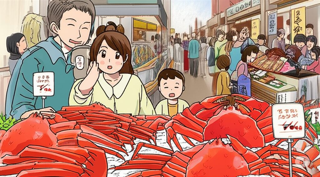 大阪でカニ購入ができる